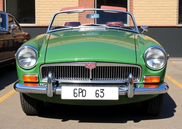 The Evolution of the MG MGB: A Classic British Sportscar